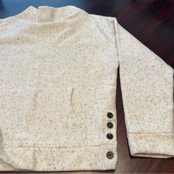 Madewell Donegal Funnel-neck Side Button Sweatshirt- Size Small - Picture 2 of 16